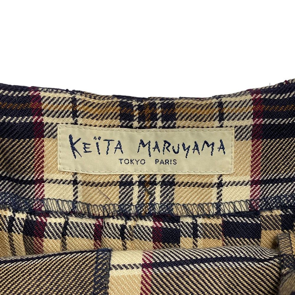 Other Other KEITA MARUYAMA Beads Embroidery Check Pleated Skirt Textile Skirts DUTY FREE for USA Size ONE SIZE - 3 Thumbnail