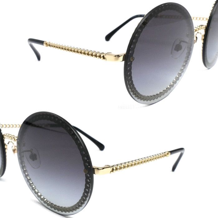 Chanel Chanel Chanel 4245 Sunglasses Metal Sunglasses 4245 DUTY FREE for USA Size ONE SIZE - 3 Thumbnail