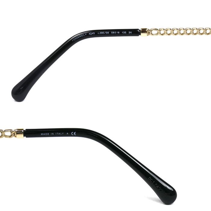 Chanel Chanel Chanel 4245 Sunglasses Metal Sunglasses 4245 DUTY FREE for USA Size ONE SIZE - 5 Thumbnail