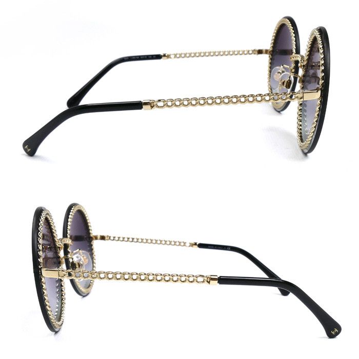 Chanel Chanel Chanel 4245 Sunglasses Metal Sunglasses 4245 DUTY FREE for USA Size ONE SIZE - 4 Thumbnail