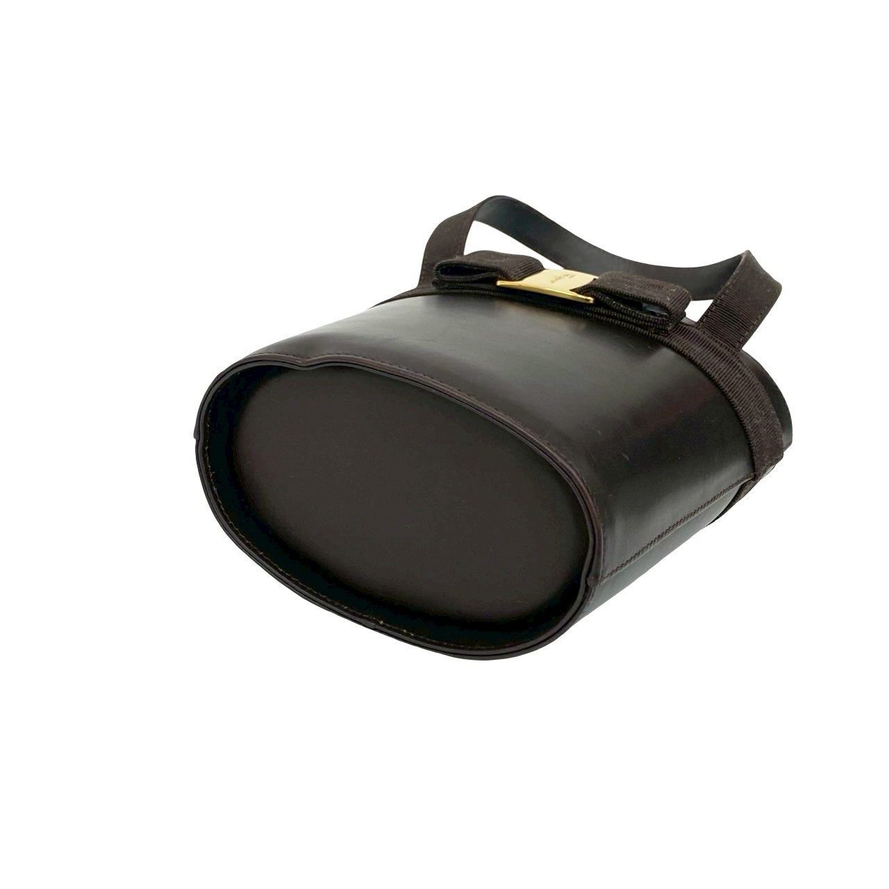 Salvatore Ferragamo Salvatore Ferragamo Salvatore Ferragamo Vara Ribbon Leather Handbag Leather Handbag DUTY FREE for USA Size ONE SIZE - 9 Thumbnail
