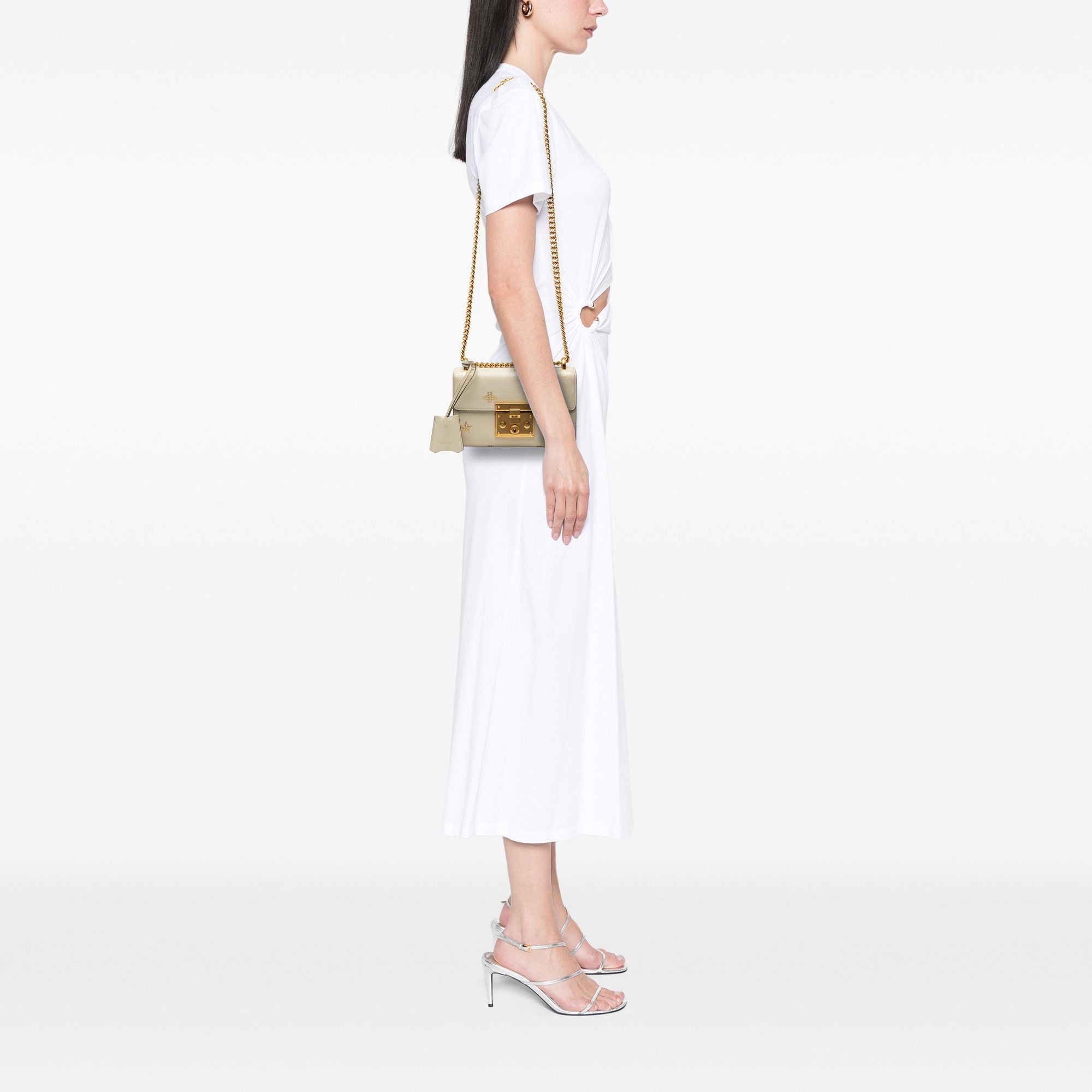 Gucci Gucci Small Leather Bee Star Padlock Crossbody Size ONE SIZE - 8 Thumbnail