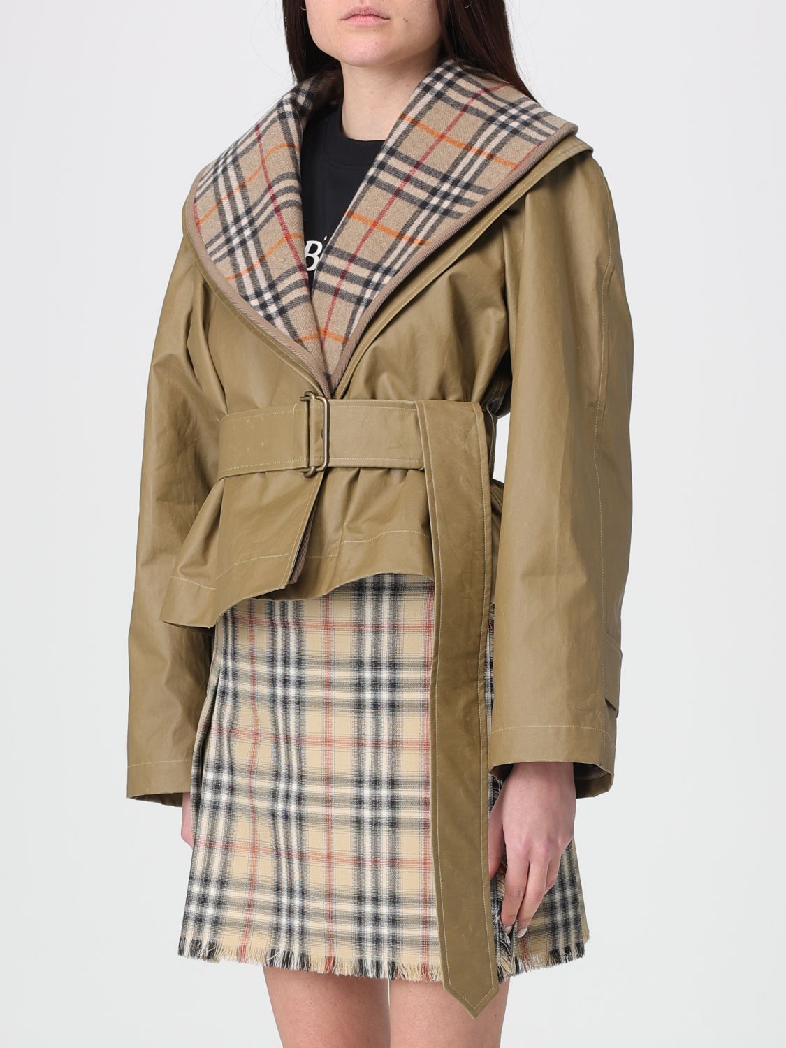 Burberry Burberry Jacket Woman Beige Size S / US 4 / IT 40 - 4 Thumbnail