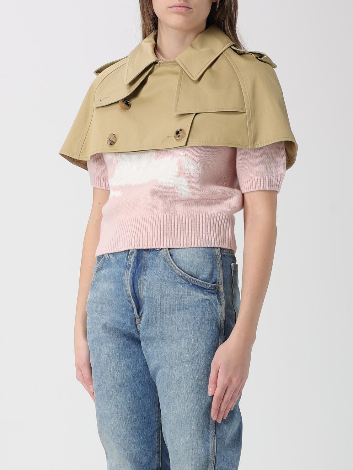 Burberry Burberry Jacket Woman Kaki Size S / US 4 / IT 40 - 4 Thumbnail