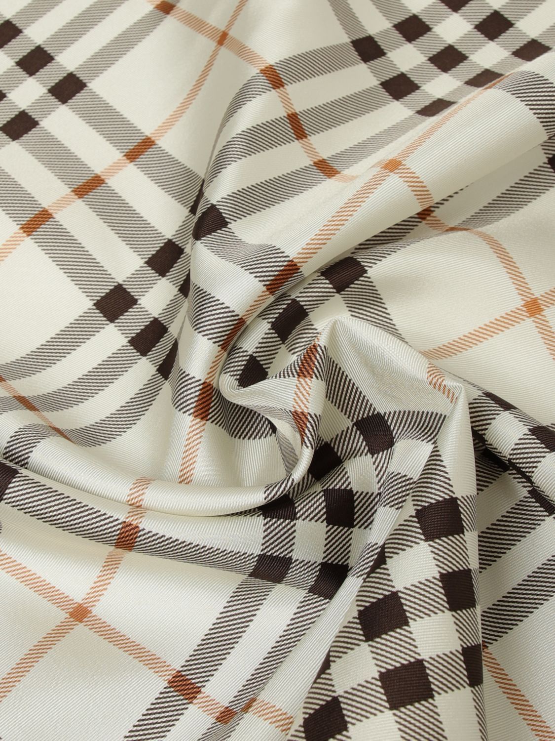 Burberry Burberry Neck Scarf Woman White Size ONE SIZE - 3 Thumbnail