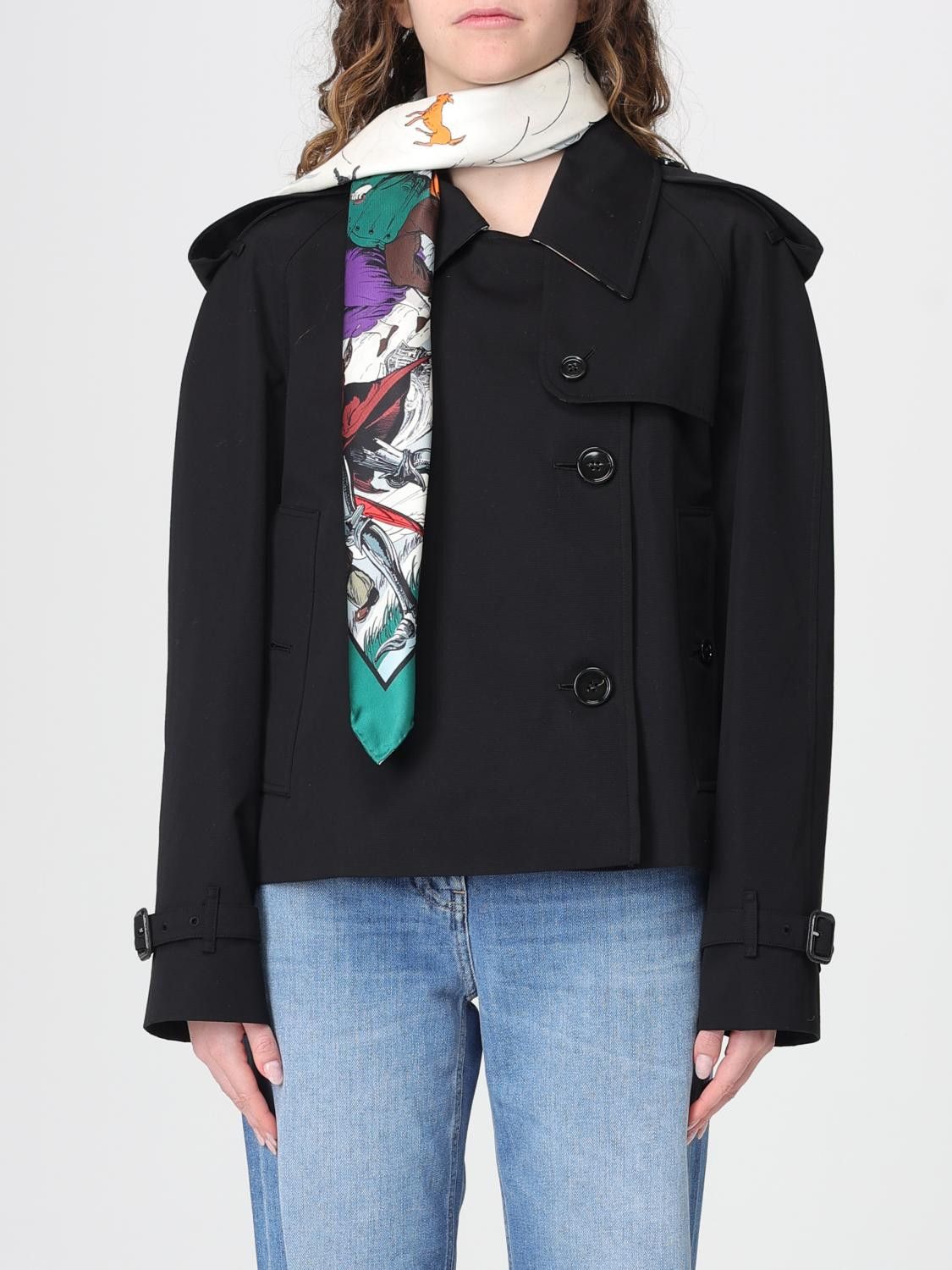Burberry Burberry Neck Scarf Woman Green Size ONE SIZE - 2 Thumbnail