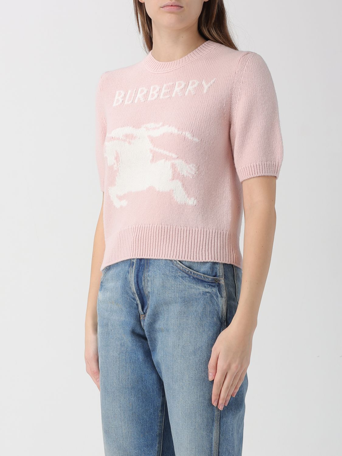 Burberry Burberry Sweater Woman Lilac Size XS / US 0-2 / IT 36-38 - 4 Thumbnail