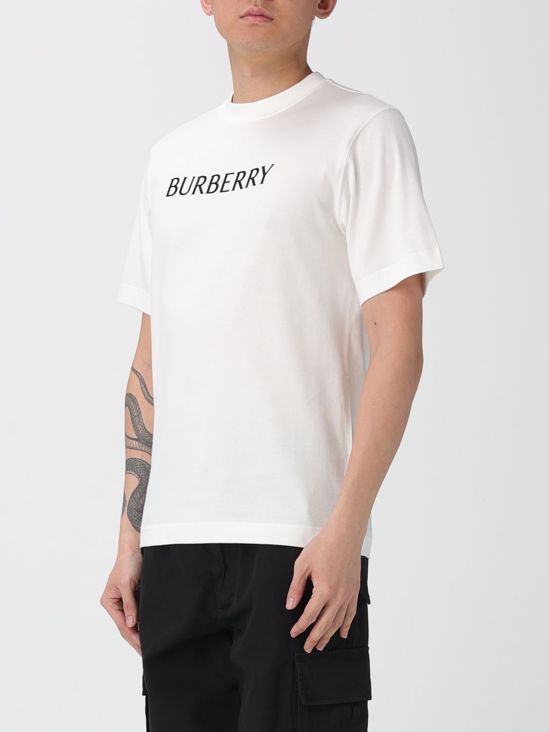 Burberry Burberry T-Shirt Men White Size US L / EU 52-54 / 3 - 4 Thumbnail