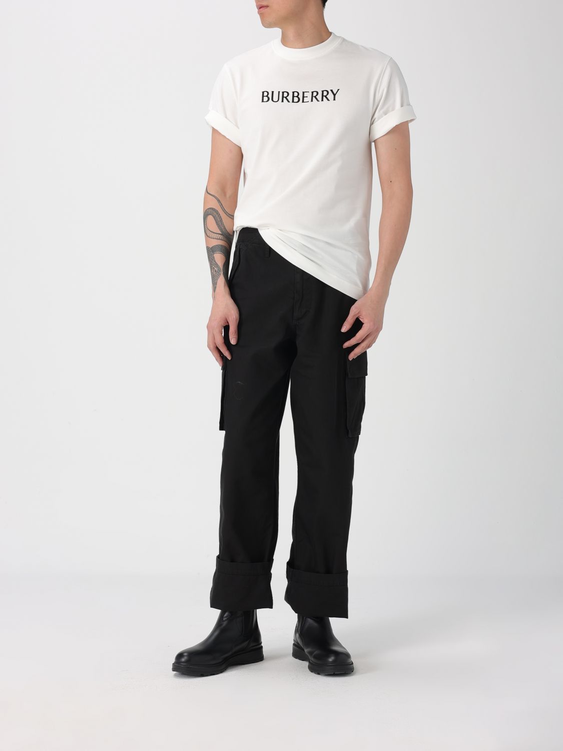 Burberry Burberry T-Shirt Men White Size US XL / EU 56 / 4 - 2 Thumbnail