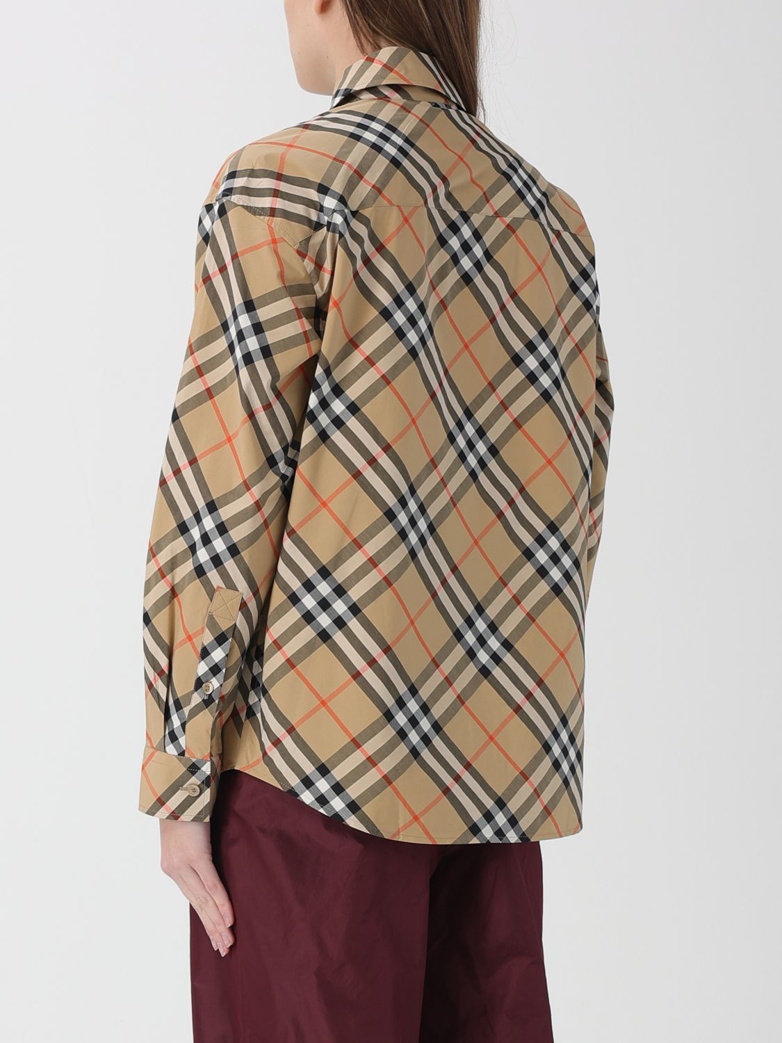 Burberry Burberry Shirt Woman Sand Size M / US 6-8 / IT 42-44 - 3 Thumbnail
