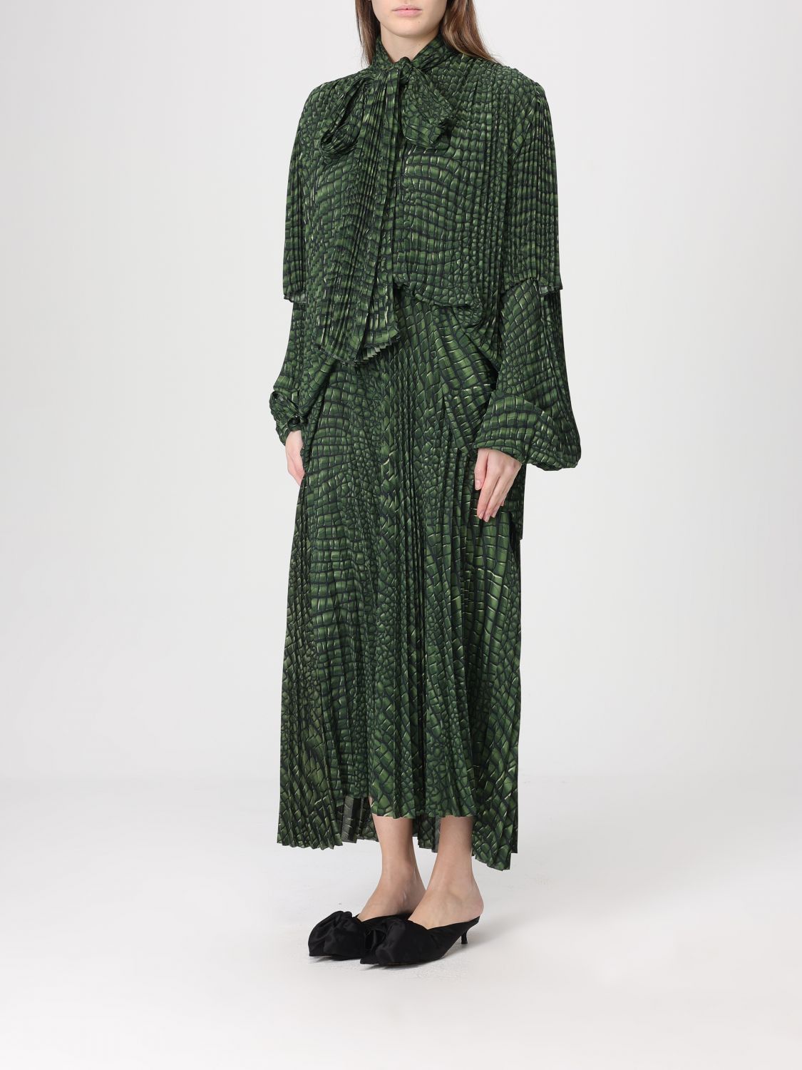 Balenciaga Balenciaga Dress Woman Green Size XS / US 0-2 / IT 36-38 - 3 Thumbnail