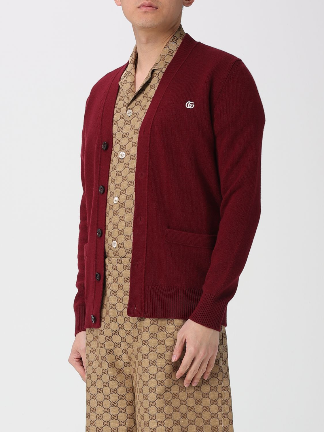 Gucci Gucci Sweater Men Burgundy Size US M / EU 48-50 / 2 - 4 Thumbnail