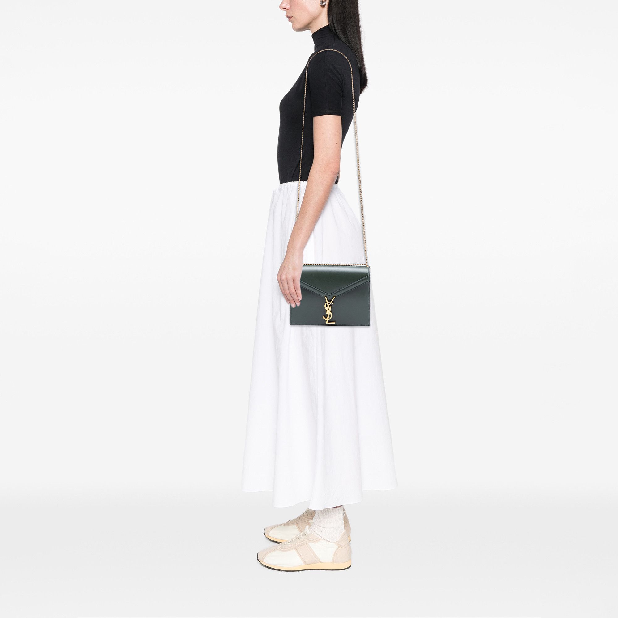 Yves Saint Laurent Yves Saint Laurent Smooth Calfskin Monogram Cassandra Clasp Bag Size ONE SIZE - 7 Thumbnail