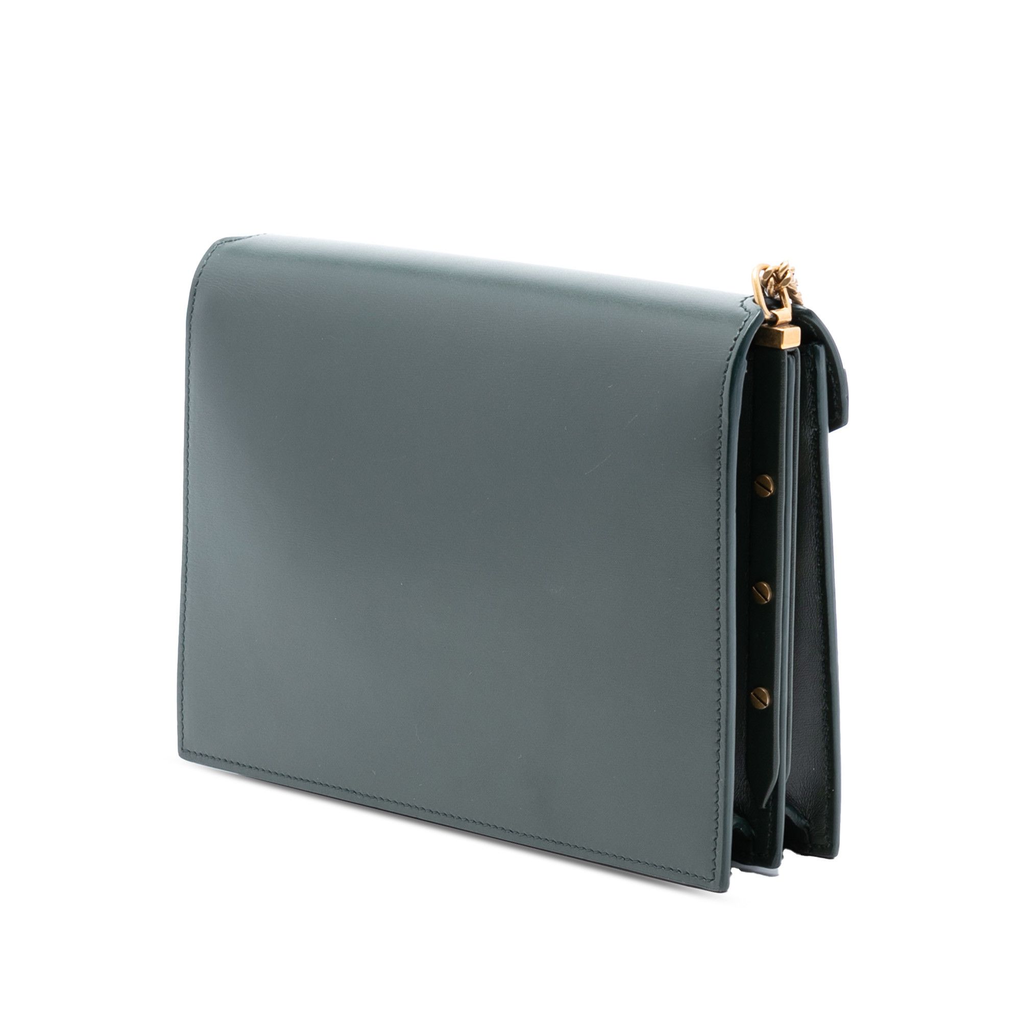 Yves Saint Laurent Yves Saint Laurent Smooth Calfskin Monogram Cassandra Clasp Bag Size ONE SIZE - 2 Thumbnail