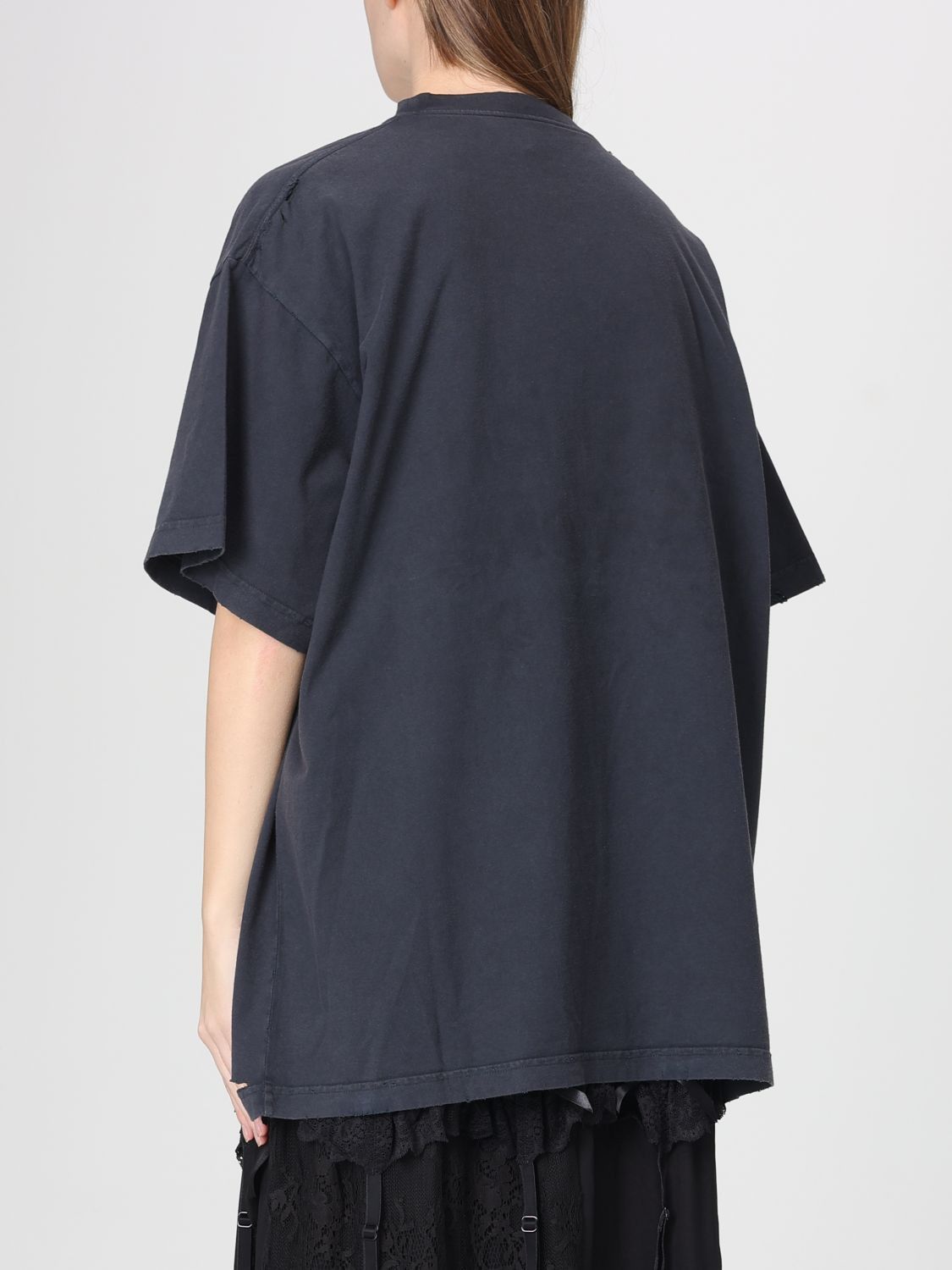 Balenciaga Balenciaga T-Shirt Woman Black Size S / US 4 / IT 40 - 3 Thumbnail