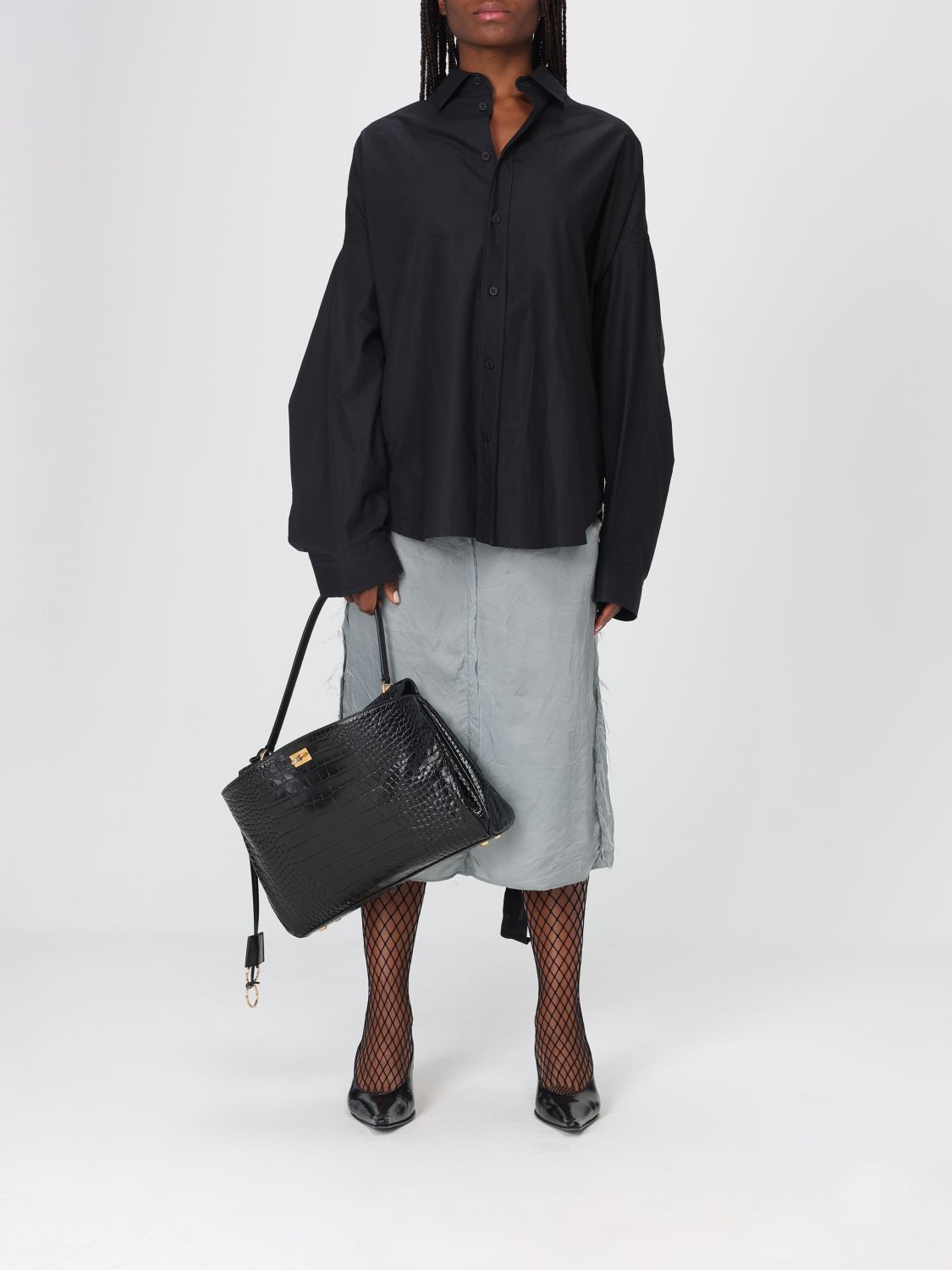 Balenciaga Balenciaga Shirt Woman Black Size XS / US 0-2 / IT 36-38 - 2 Thumbnail