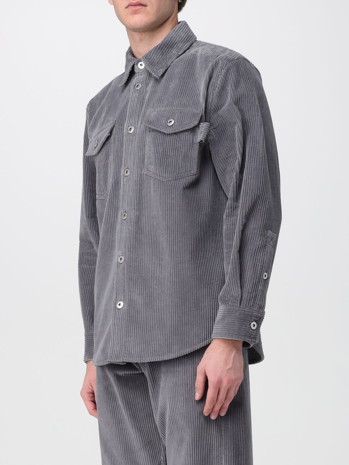 Bottega Veneta Bottega Veneta Shirt Men Grey Size US M / EU 48-50 / 2 - 4 Thumbnail