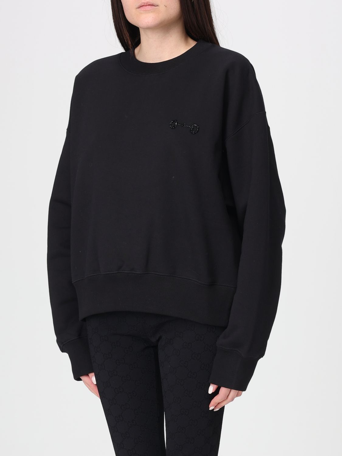 Gucci Gucci Sweatshirt Woman Black Size M / US 6-8 / IT 42-44 - 4 Thumbnail