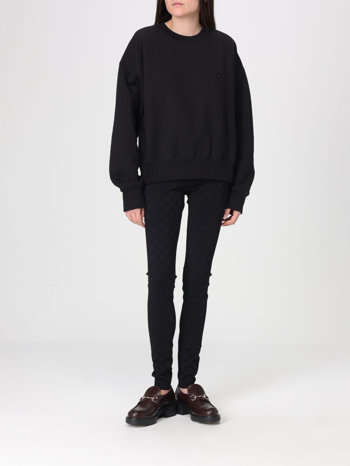 Gucci Gucci Sweatshirt Woman Black Size S / US 4 / IT 40 - 2 Thumbnail
