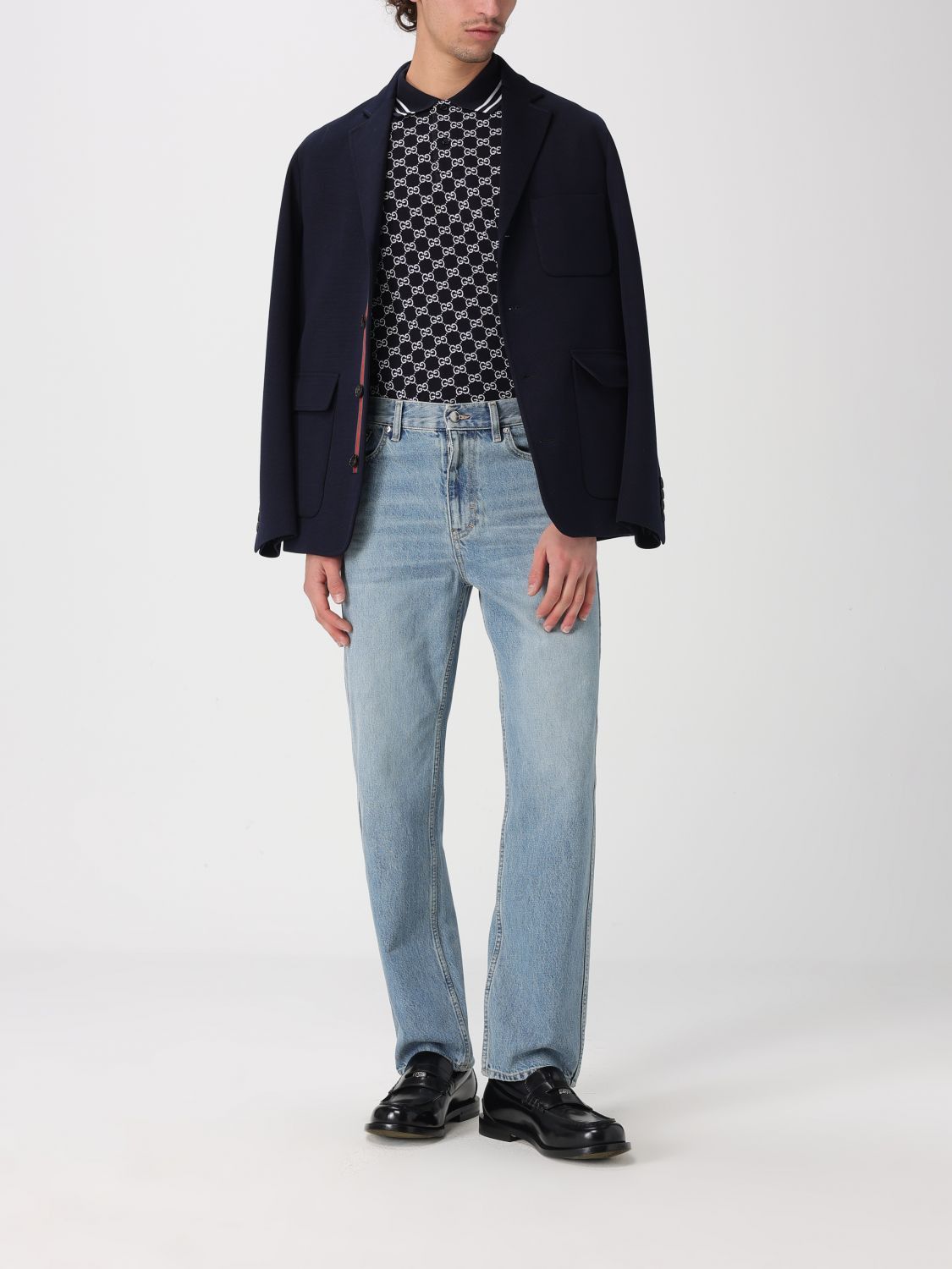 Gucci Gucci Jacket Men Blue Size US XL / EU 56 / 4 - 2 Thumbnail