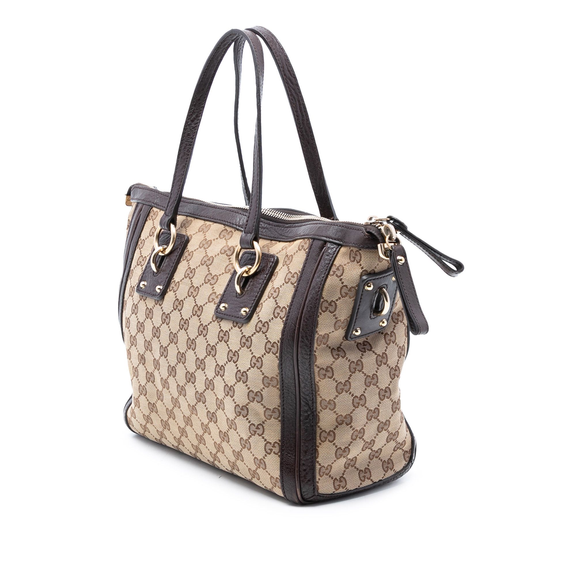 Gucci Gucci Medium GG Canvas Charm Satchel Size ONE SIZE - 2 Thumbnail