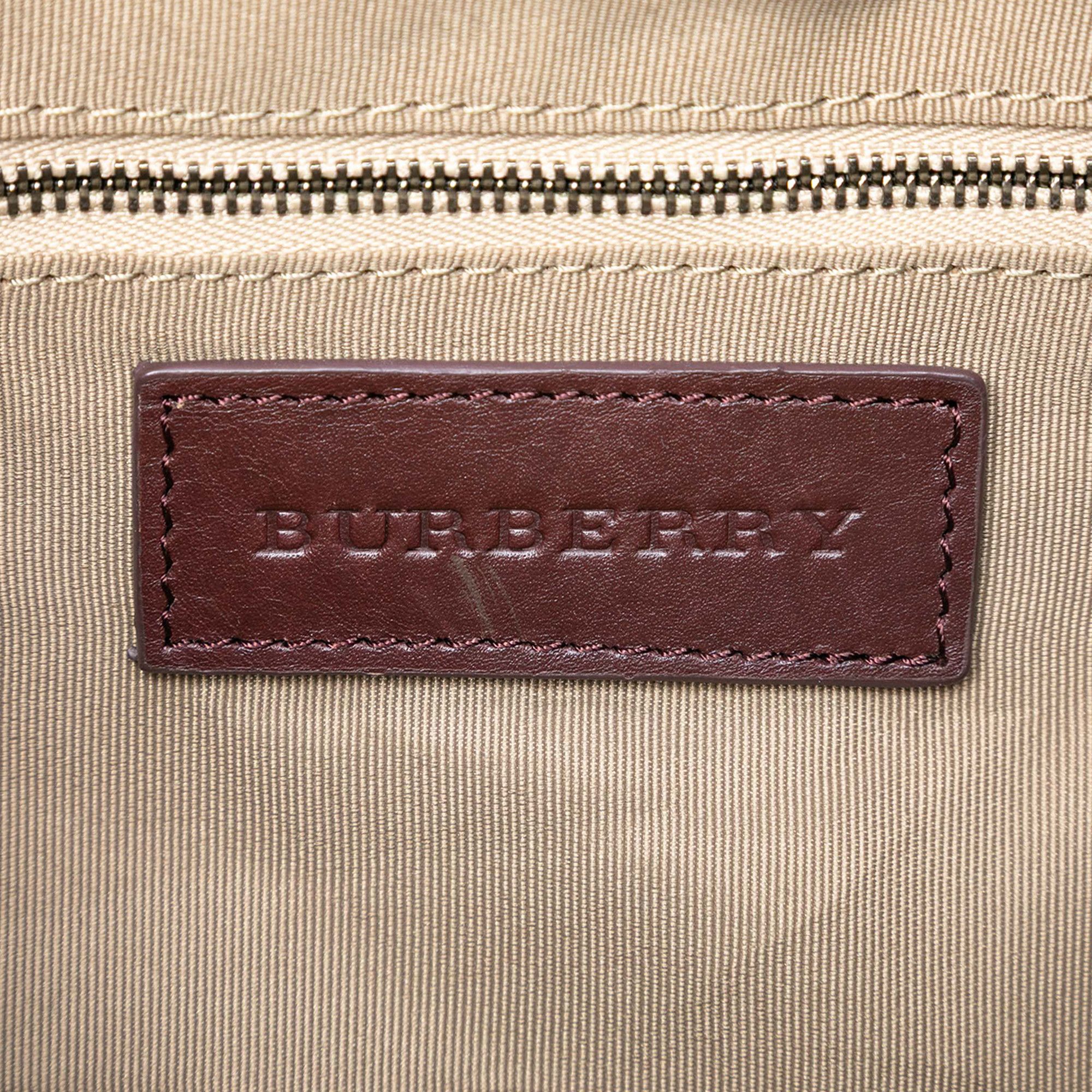 Burberry Burberry Supernova Check Coated Canvas Star Studded Hernville Hobo Size ONE SIZE - 5 Thumbnail