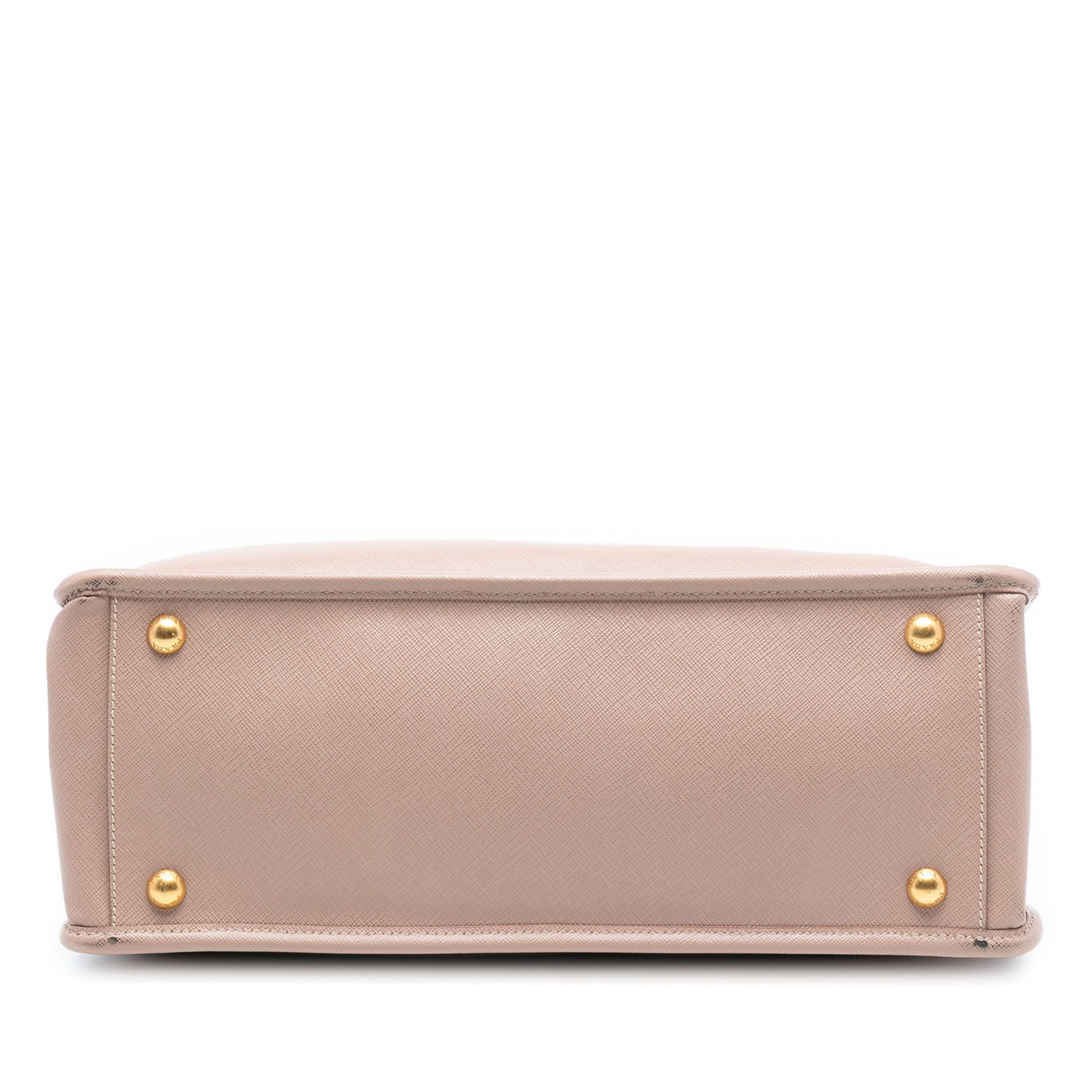 Prada Prada Saffiano Lux Double Zip Frame Tote Size ONE SIZE - 3 Thumbnail