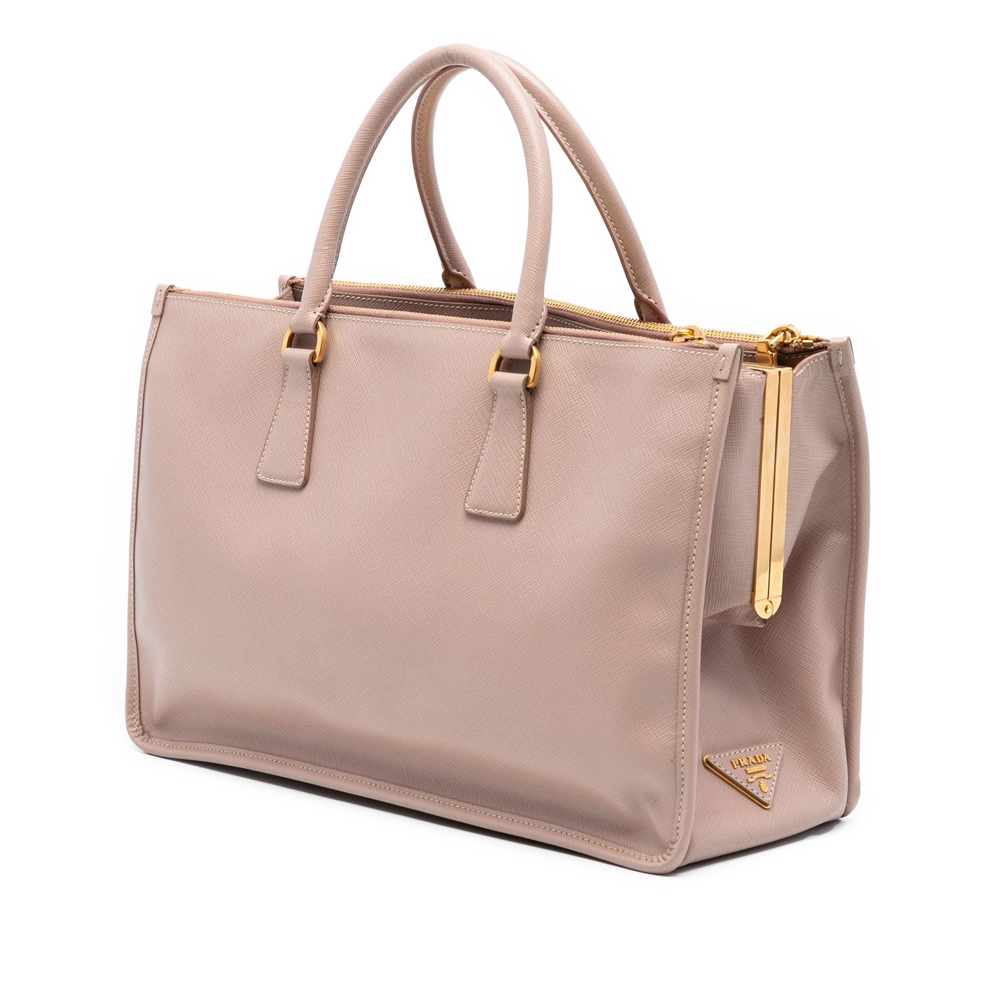Prada Prada Saffiano Lux Double Zip Frame Tote Size ONE SIZE - 2 Thumbnail