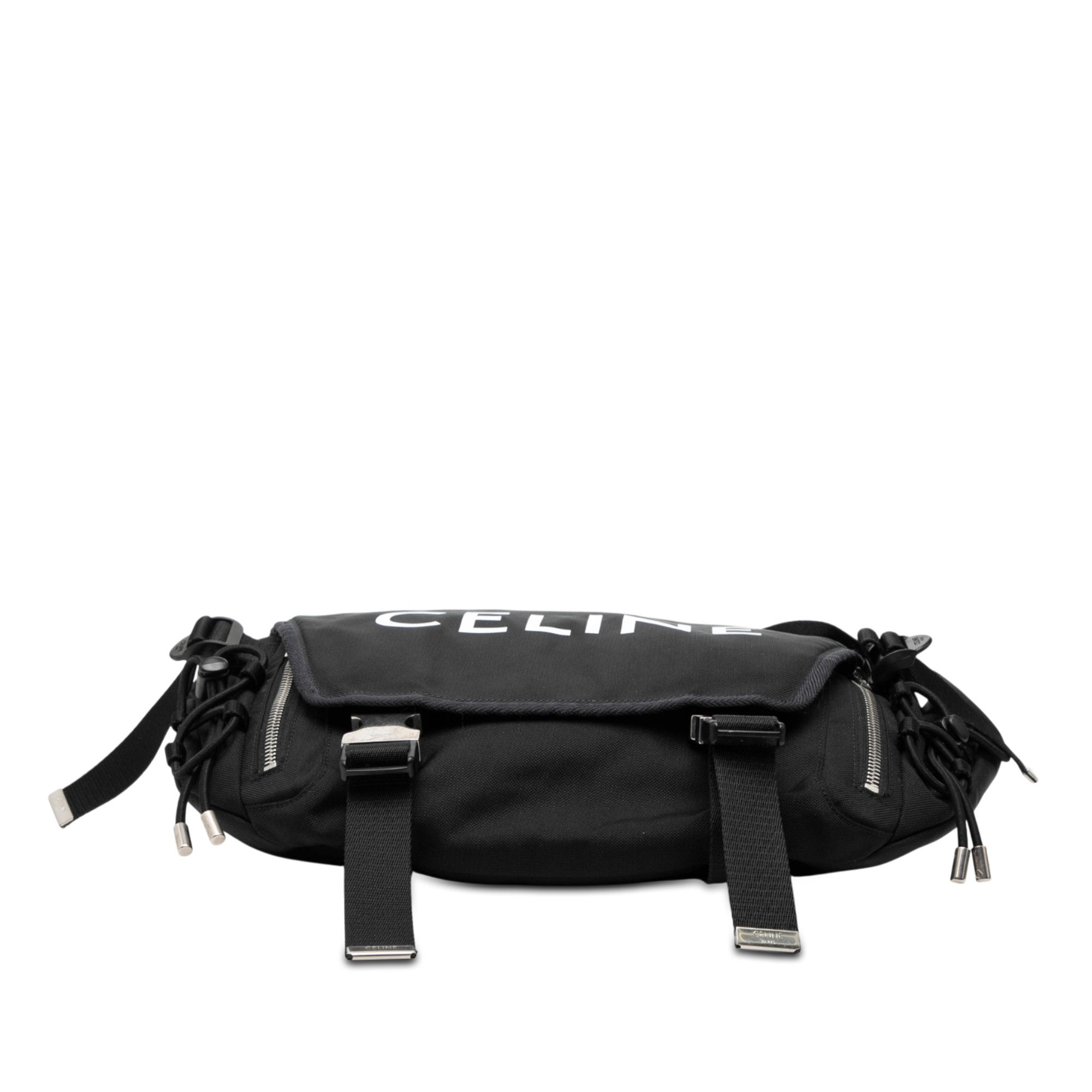 Celine Celine Medium Nylon Logo Trekking Messenger Bag Size ONE SIZE - 3 Thumbnail