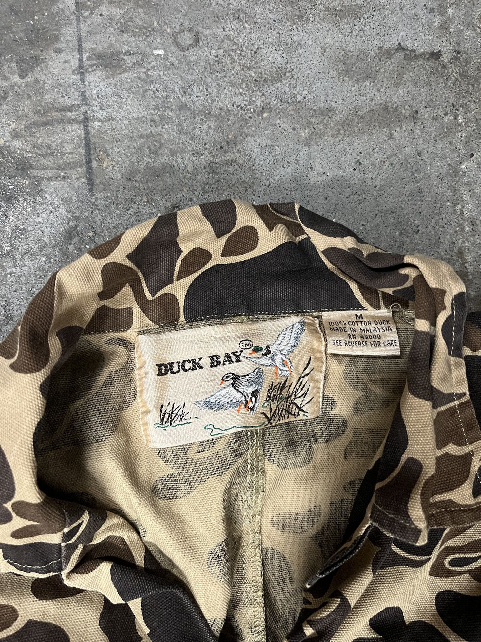 Vintage Vintage 1980s Duck Canvas Camo Hunting Coveralls Size M Size US M / EU 48-50 / 2 - 4 Thumbnail
