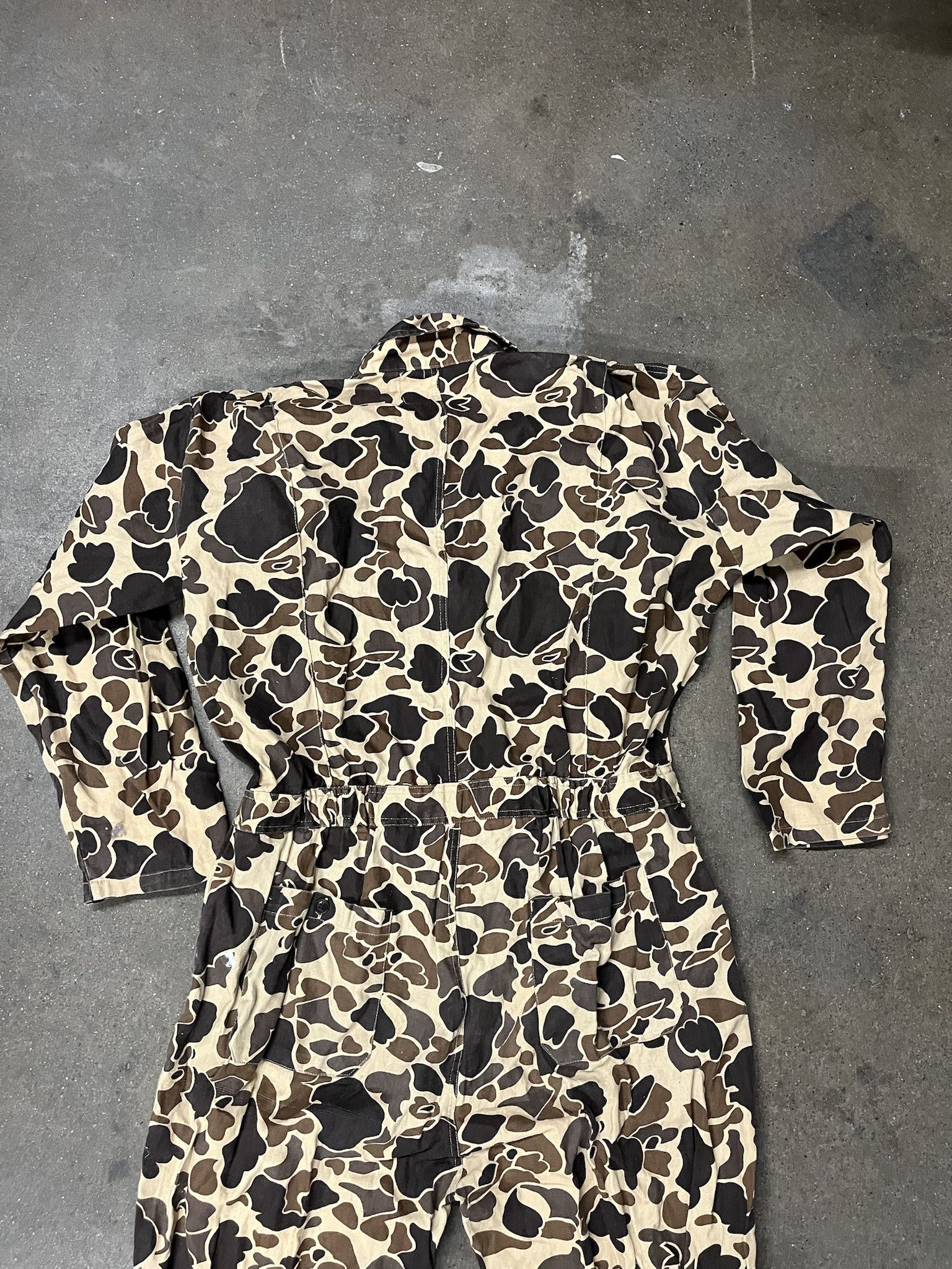 Vintage Vintage 1980s Duck Canvas Camo Hunting Coveralls Size M Size US M / EU 48-50 / 2 - 6 Thumbnail