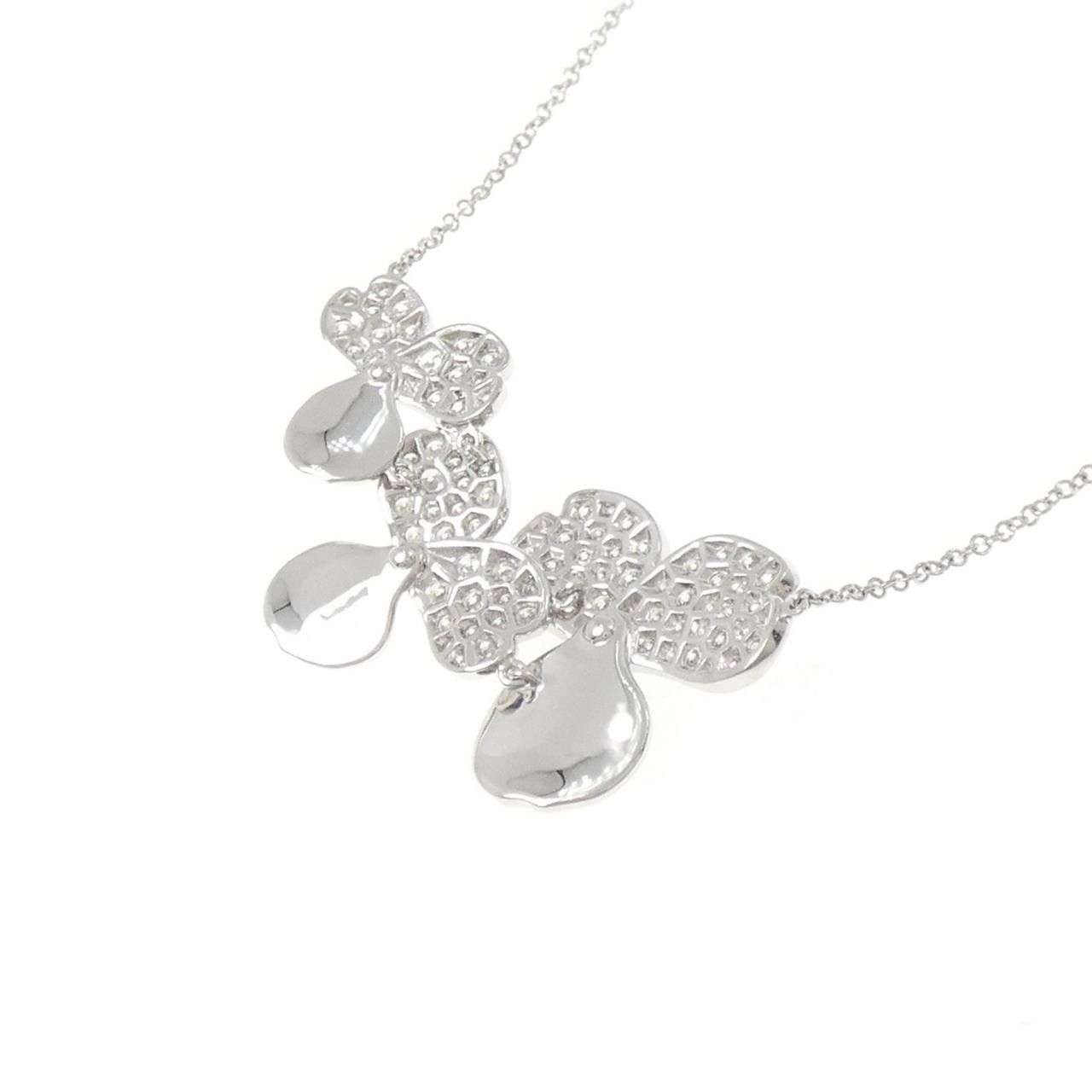 Tiffany & Co. Tiffany & Co. Tiffany Paper Flower Cluster Platinum950 Diamond Necklace Precious Metal Necklace DUTY FREE for USA Size ONE SIZE - 4 Thumbnail