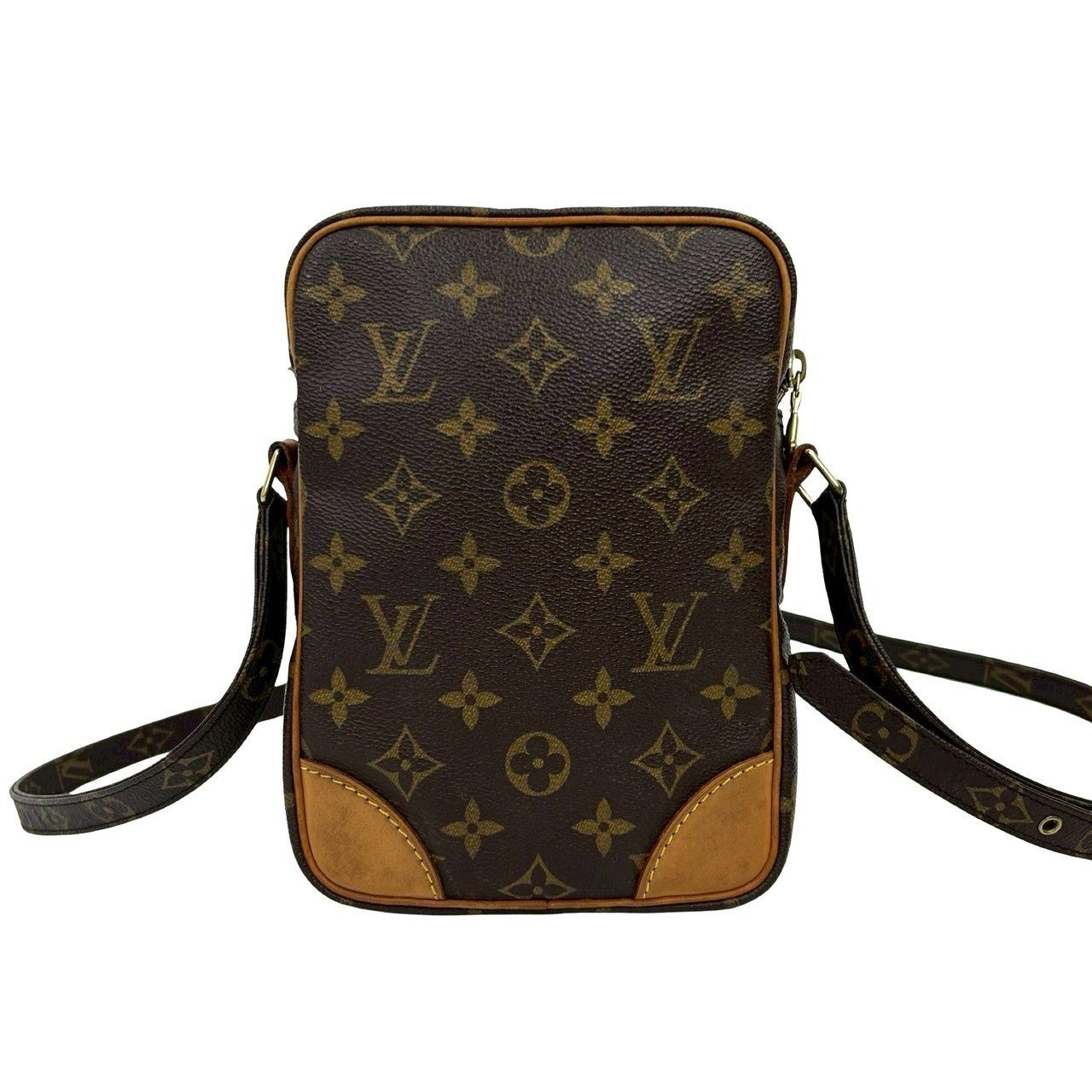 Louis Vuitton Louis Vuitton Louis Vuitton Amazon Monogram Leather Shoulder Bag Textile Shoulder Bag DUTY FREE for USA Size ONE SIZE - 4 Thumbnail