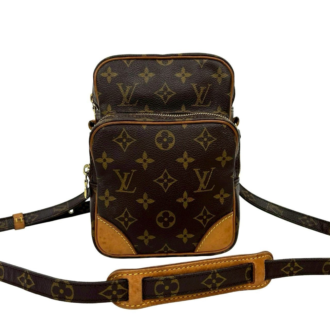 Louis Vuitton Louis Vuitton Louis Vuitton Amazon Monogram Leather Shoulder Bag Textile Shoulder Bag DUTY FREE for USA Size ONE SIZE - 2 Thumbnail
