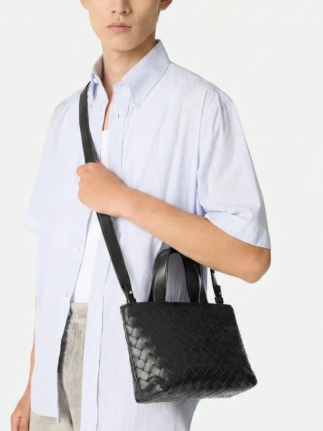 Bottega Veneta Bottega Veneta Shoulder Bag Men Black Size ONE SIZE - 2 Thumbnail
