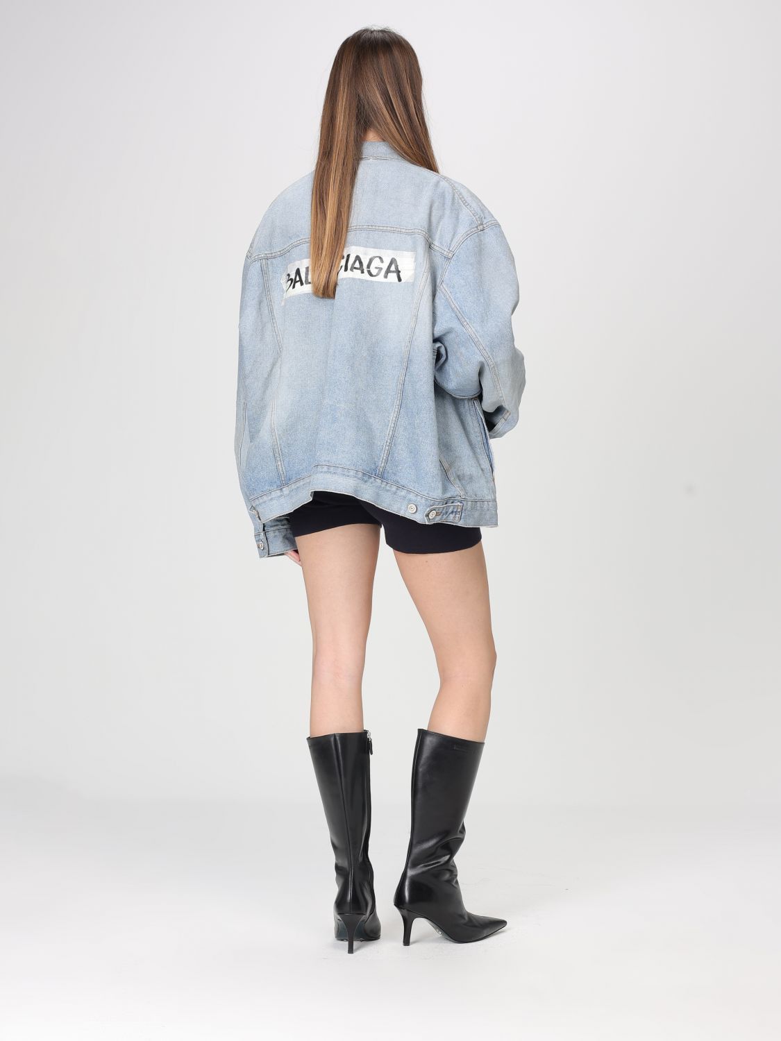 Balenciaga Balenciaga Jacket Woman Blue Size S / US 4 / IT 40 - 2 Thumbnail