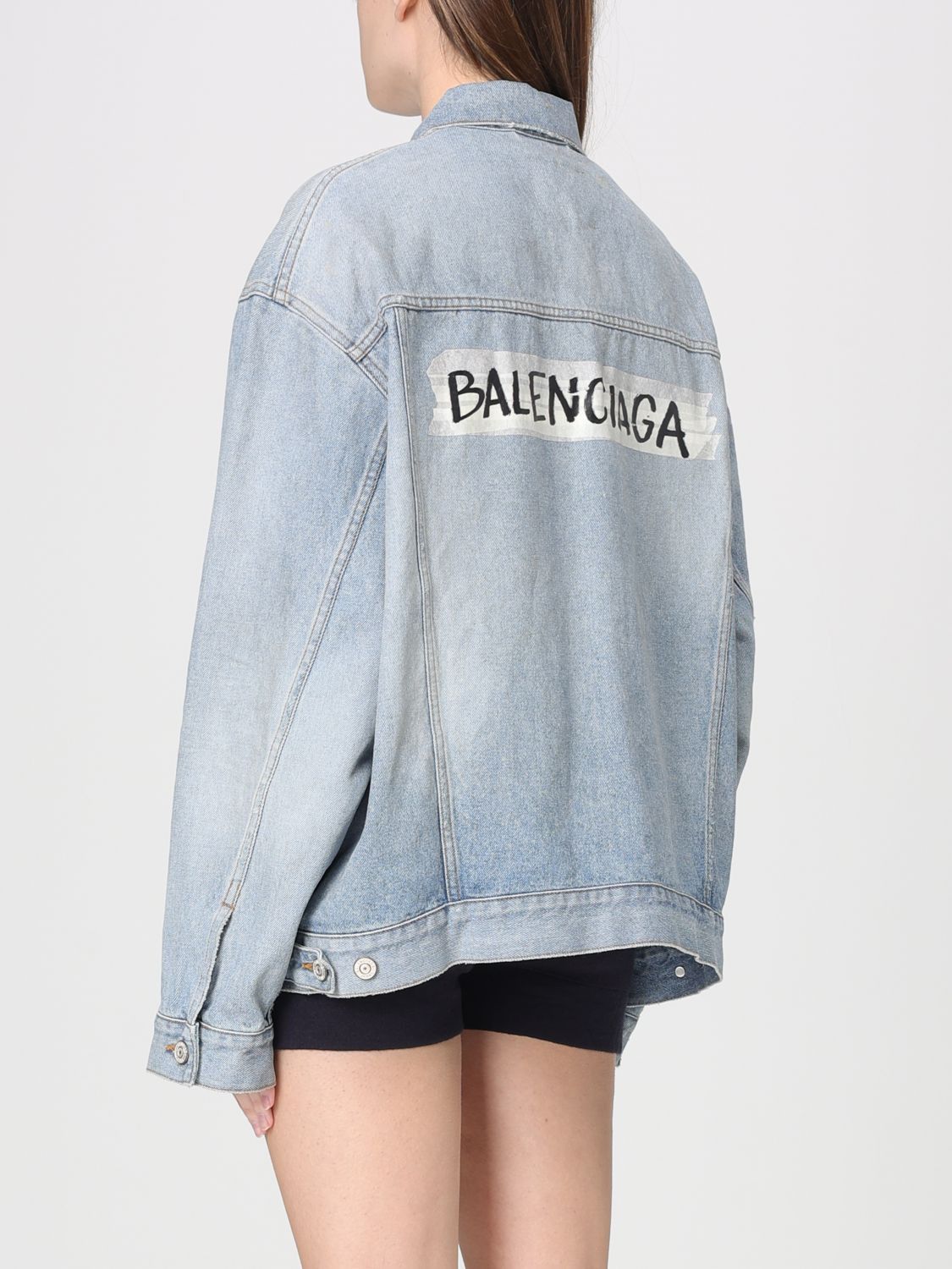 Balenciaga Balenciaga Jacket Woman Blue Size XS / US 0-2 / IT 36-38 - 3 Thumbnail