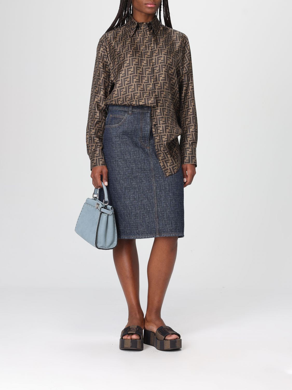 Fendi Fendi Handbag Woman Grey Size ONE SIZE - 2 Thumbnail