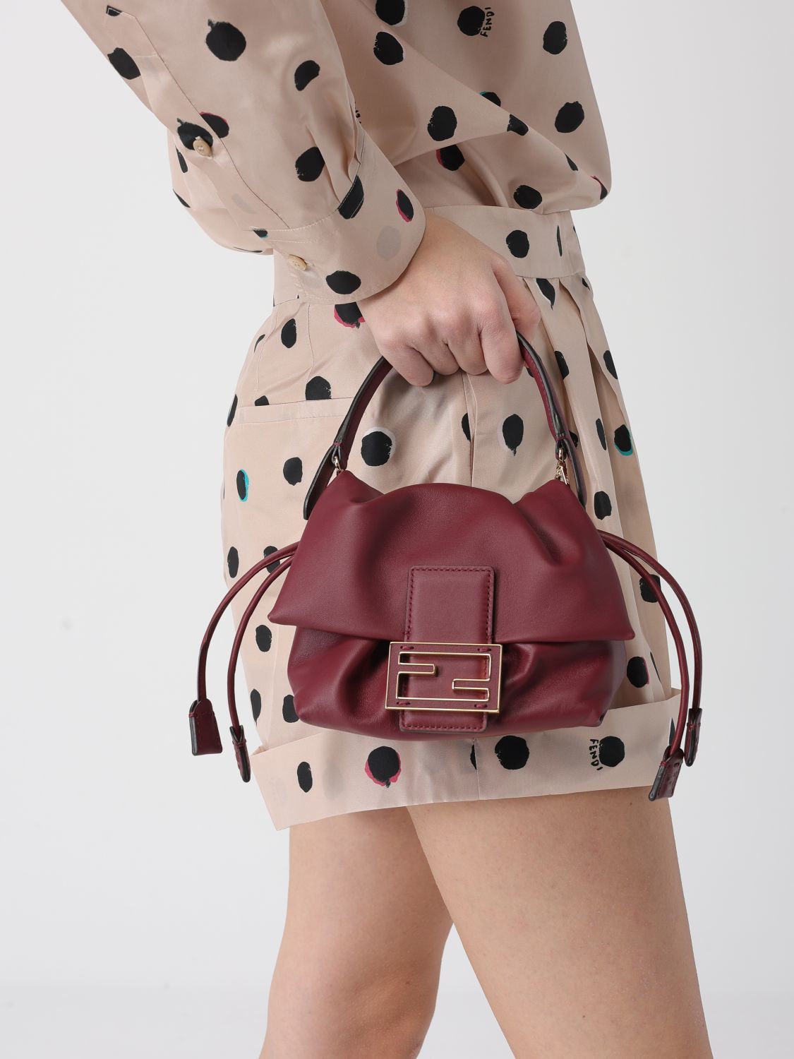 Fendi Fendi Mini Bag Woman Burgundy Size ONE SIZE - 2 Thumbnail