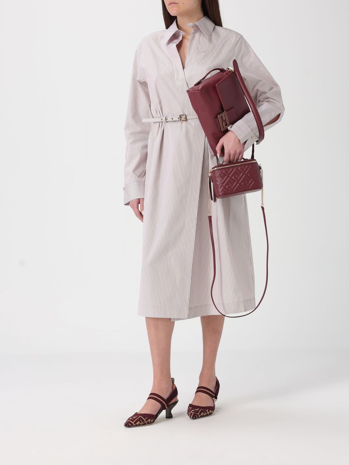 Fendi Fendi Mini Bag Woman Burgundy Size ONE SIZE - 2 Thumbnail