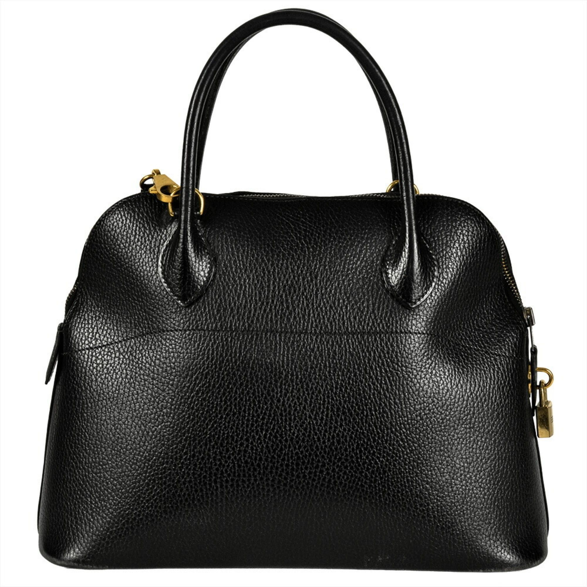 Hermes Hermes Hermès Bolide 31 Handbag, Ardennes, Black, with 〇Y Stamp Size ONE SIZE - 4 Thumbnail