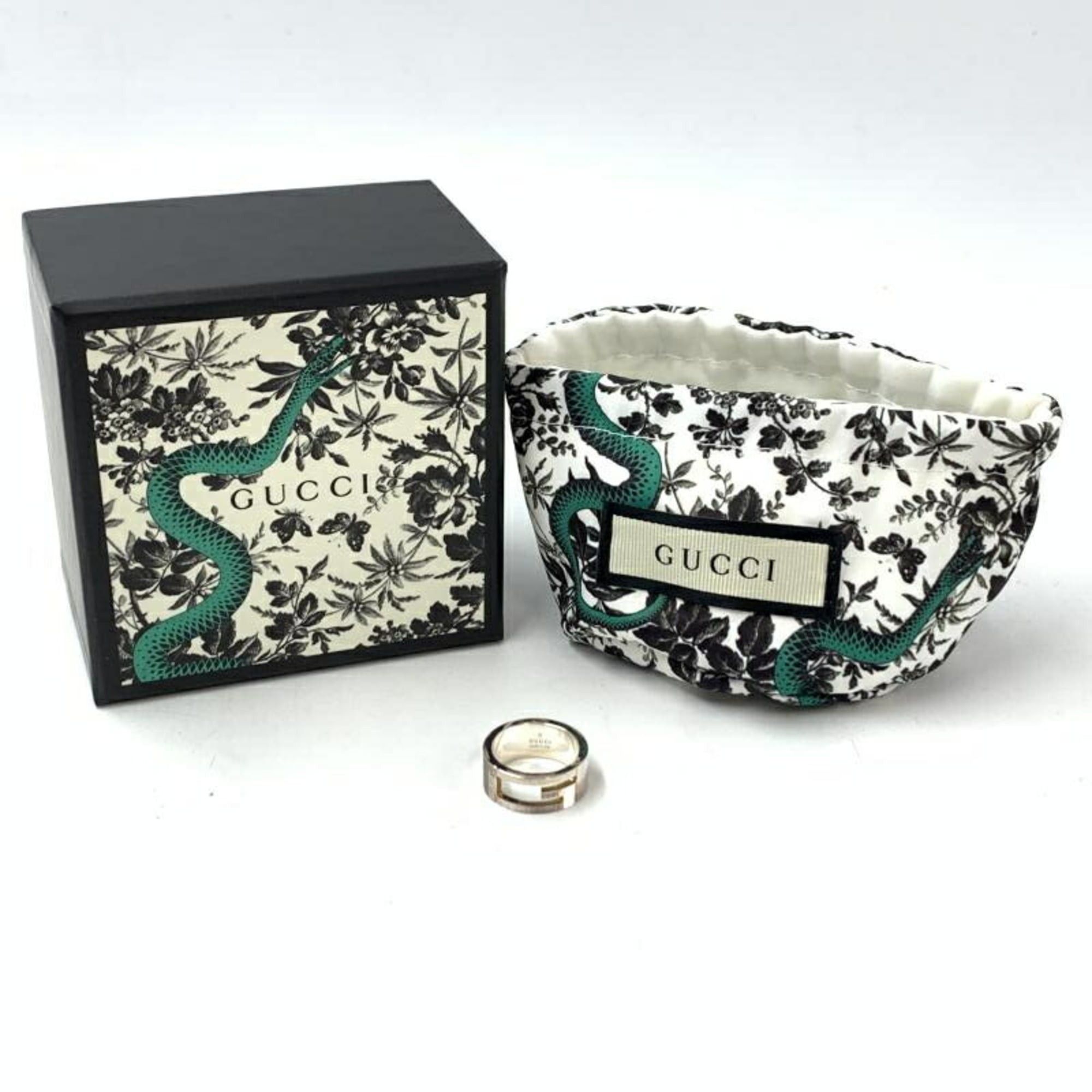 Gucci GUCCI Silver 925 G Ring R-C Gucci Size ONE SIZE - 8 Thumbnail