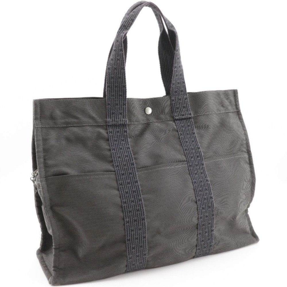 Hermes Hermes Hermes Herline GM Nylon Canvas Tote Bag Textile Tote Bag DUTY FREE for USA Size ONE SIZE - 3 Thumbnail