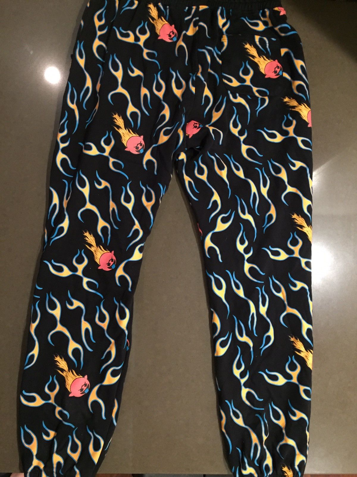 Pink Dolphin Pink Dolphin Ghost Flame Joggers Grailed