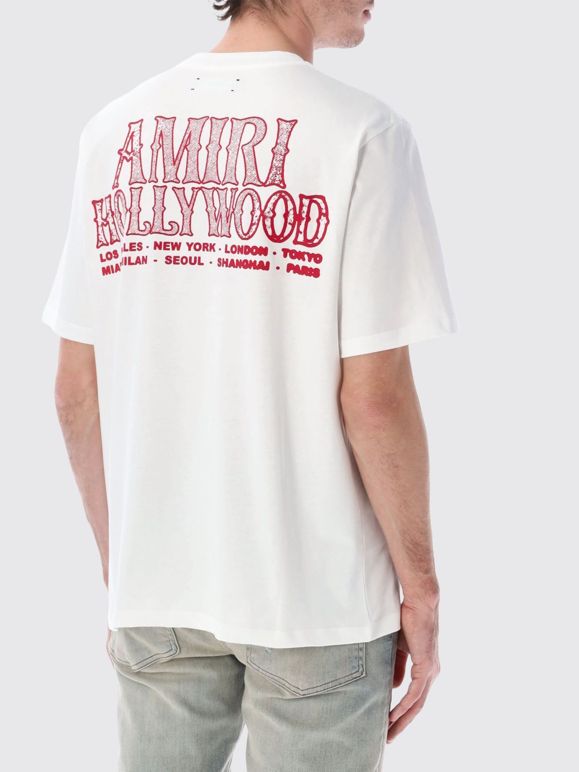 Amiri Amiri T-Shirt Men Ivory Size US L / EU 52-54 / 3 - 2 Thumbnail