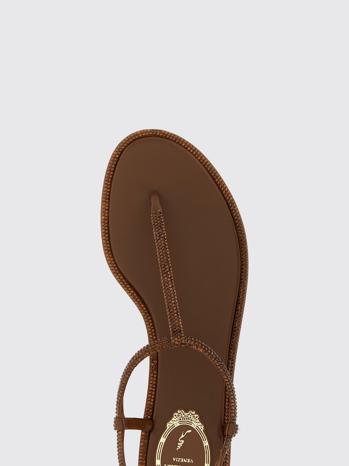 Rene Caovilla Rene Caovilla Heeled Sandal Woman Brown Size US 6 / IT 36 - 4 Thumbnail