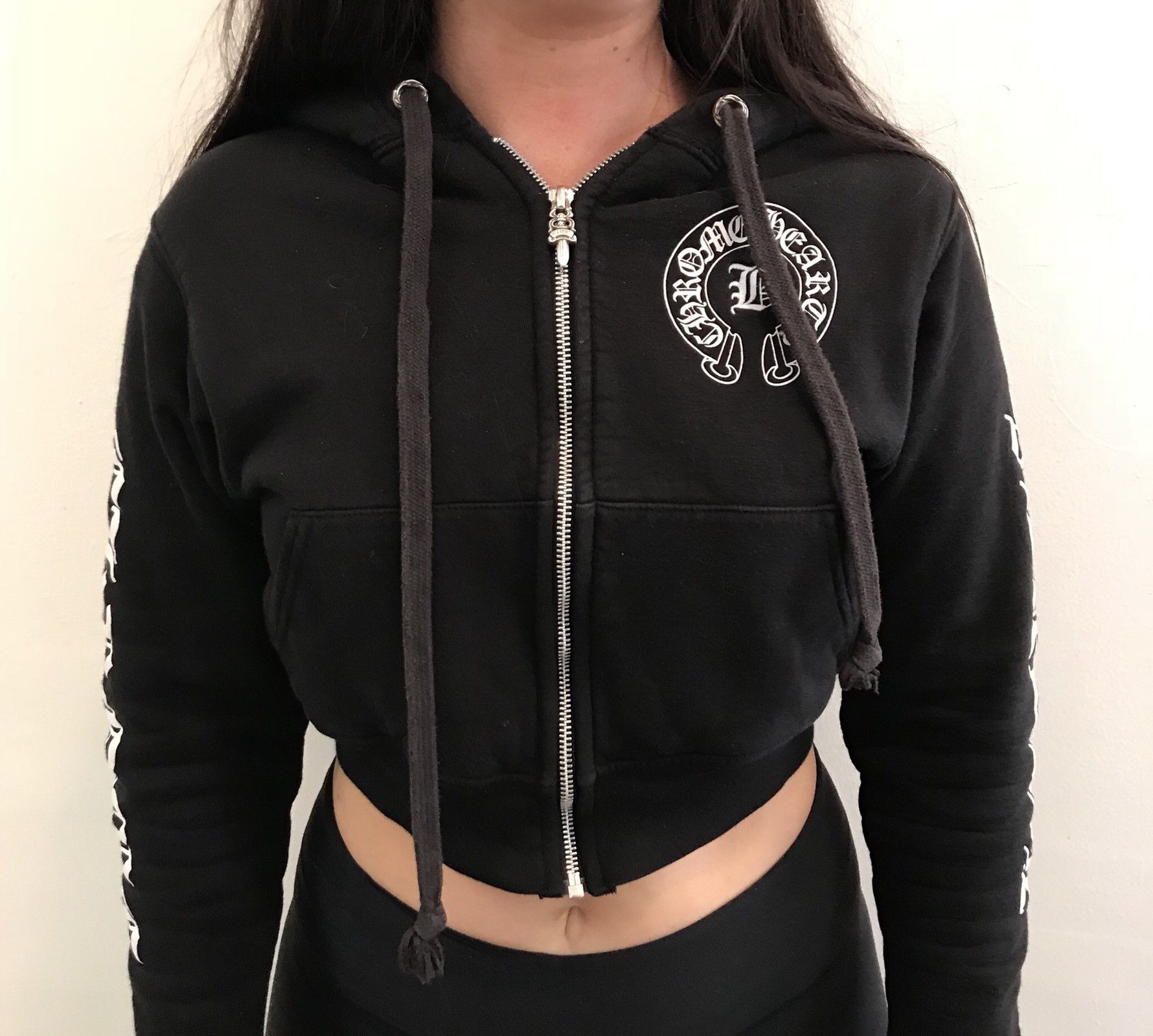 Chrome Hearts Bella Hadid Exclusive Cropped Hoodie | Grailed Chrome Hearts Bella Hadid Exclusive Cropped Hoodie | Grailed