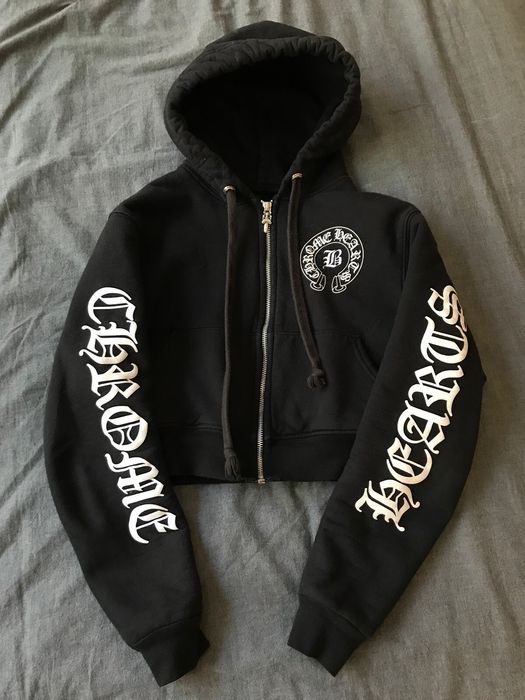 Chrome Hearts Bella Hadid Exclusive Cropped Hoodie Size US M / EU 48-50 / 2 - 1 Preview