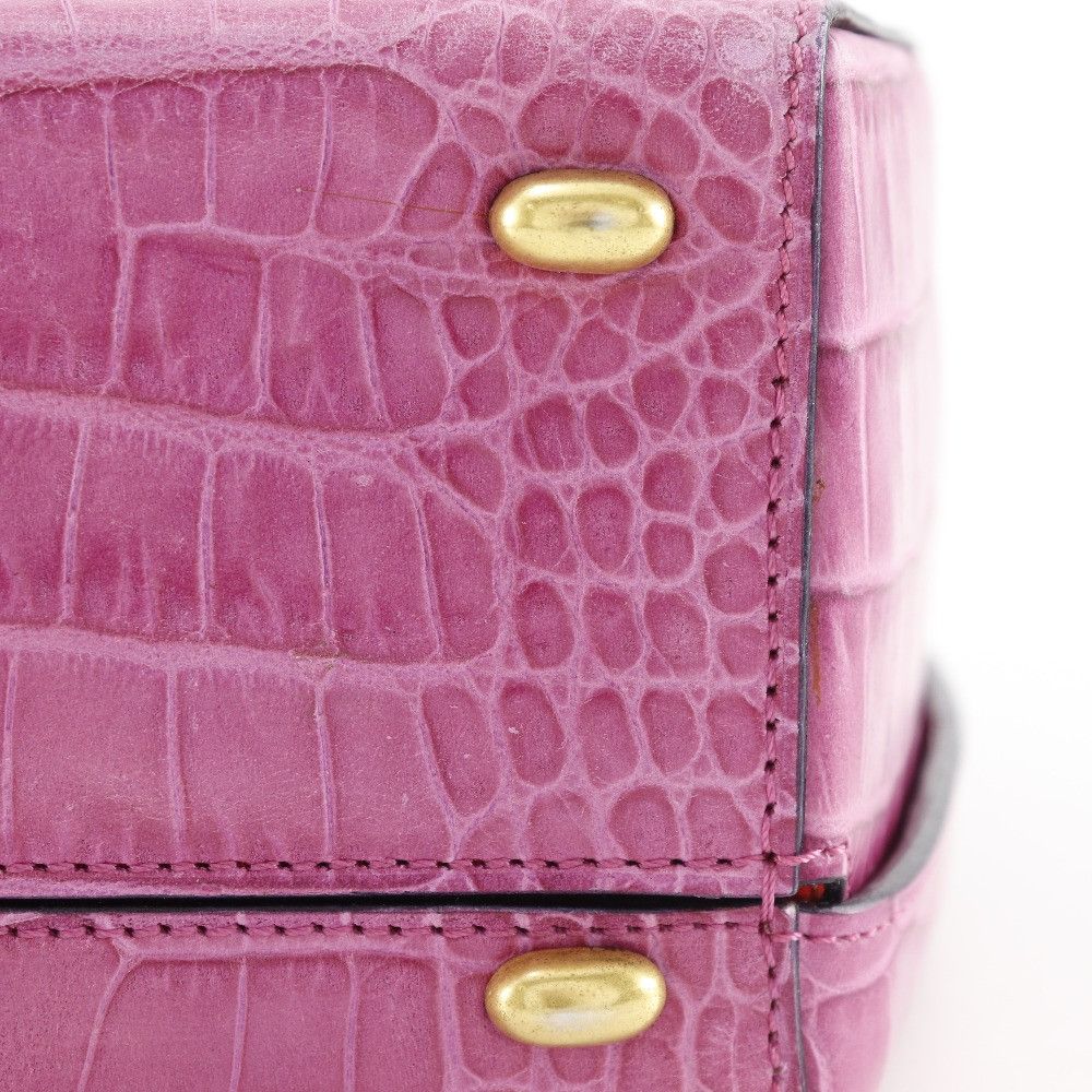 Celine Celine Celine Embossed Leather Handbag Leather Handbag DUTY FREE for USA Size ONE SIZE - 16 Thumbnail