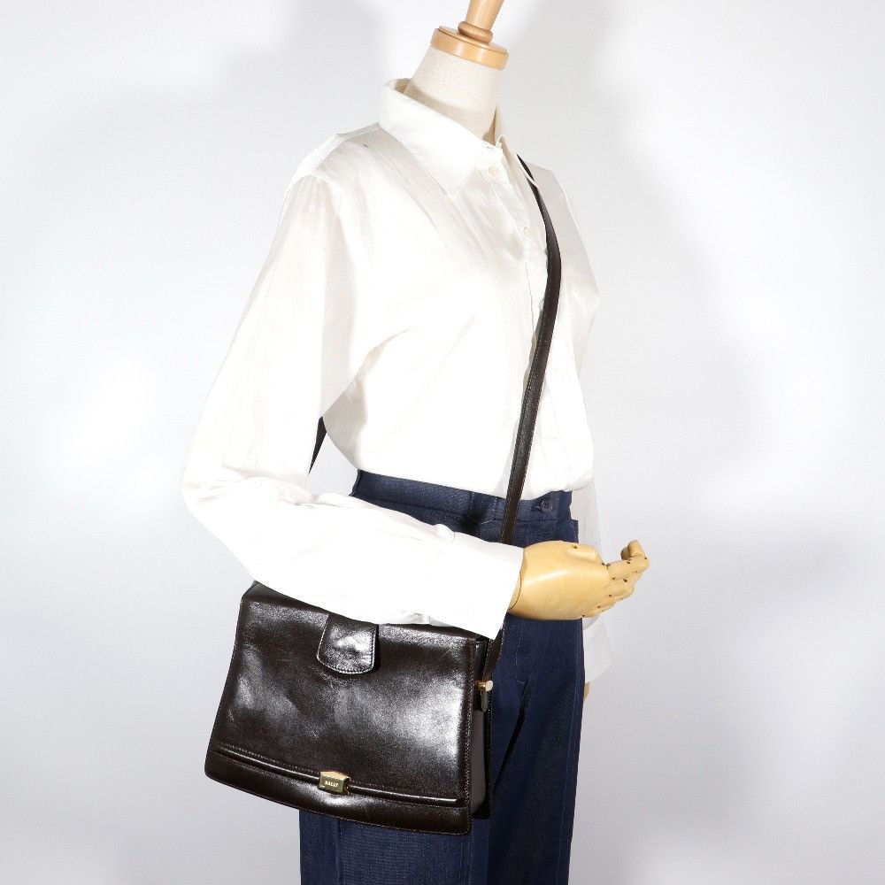 Bally Bally Bally Calf Shoulder Bag Leather Shoulder Bag DUTY FREE for USA Size ONE SIZE - 17 Thumbnail